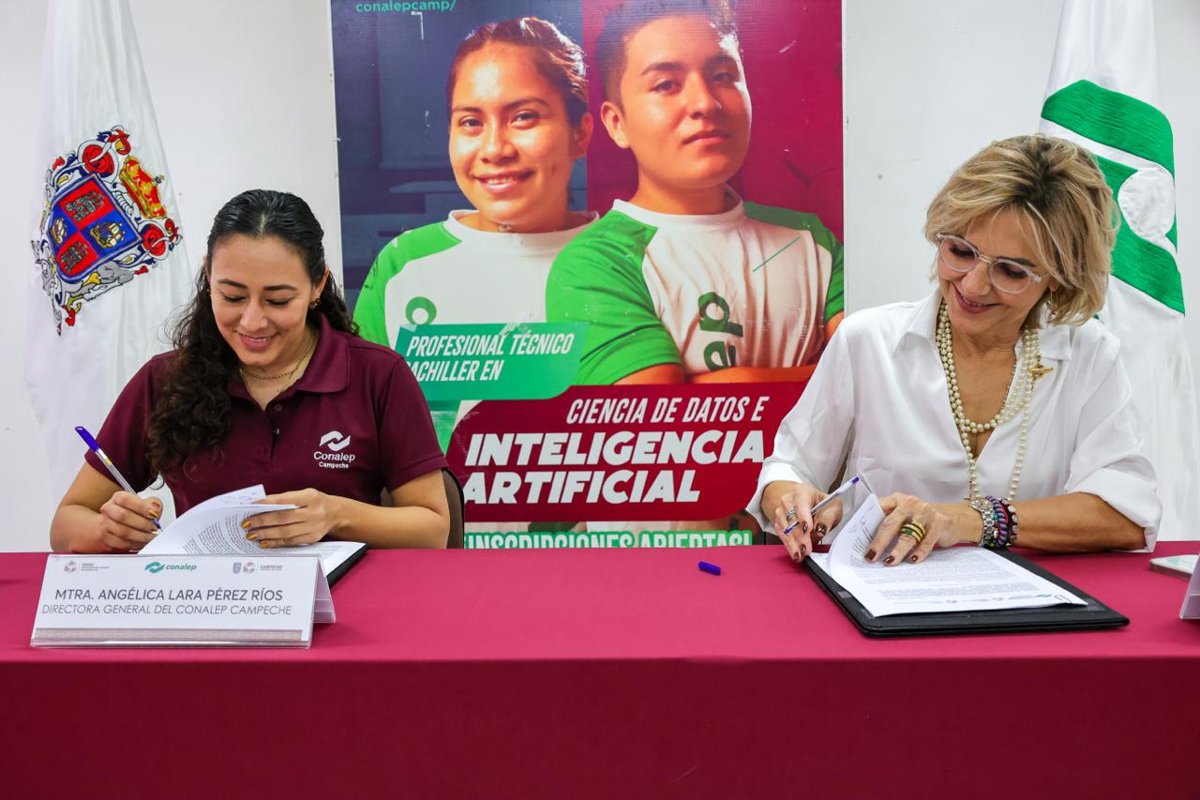 IMEC Y CONALEP FIRMAN CONVENIO PARA IMPULSAR LA IGUALDAD DE GÉNERO Y EL DESARROLLO PROFESIONAL DE LA JUVENTUD CAMPECHANA