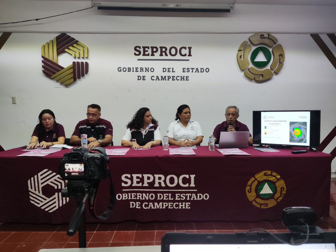 SE REALIZA CONFERENCIA DE PRENSA CON MOTIVO DEL SIMULACRO NACIONAL 2024
