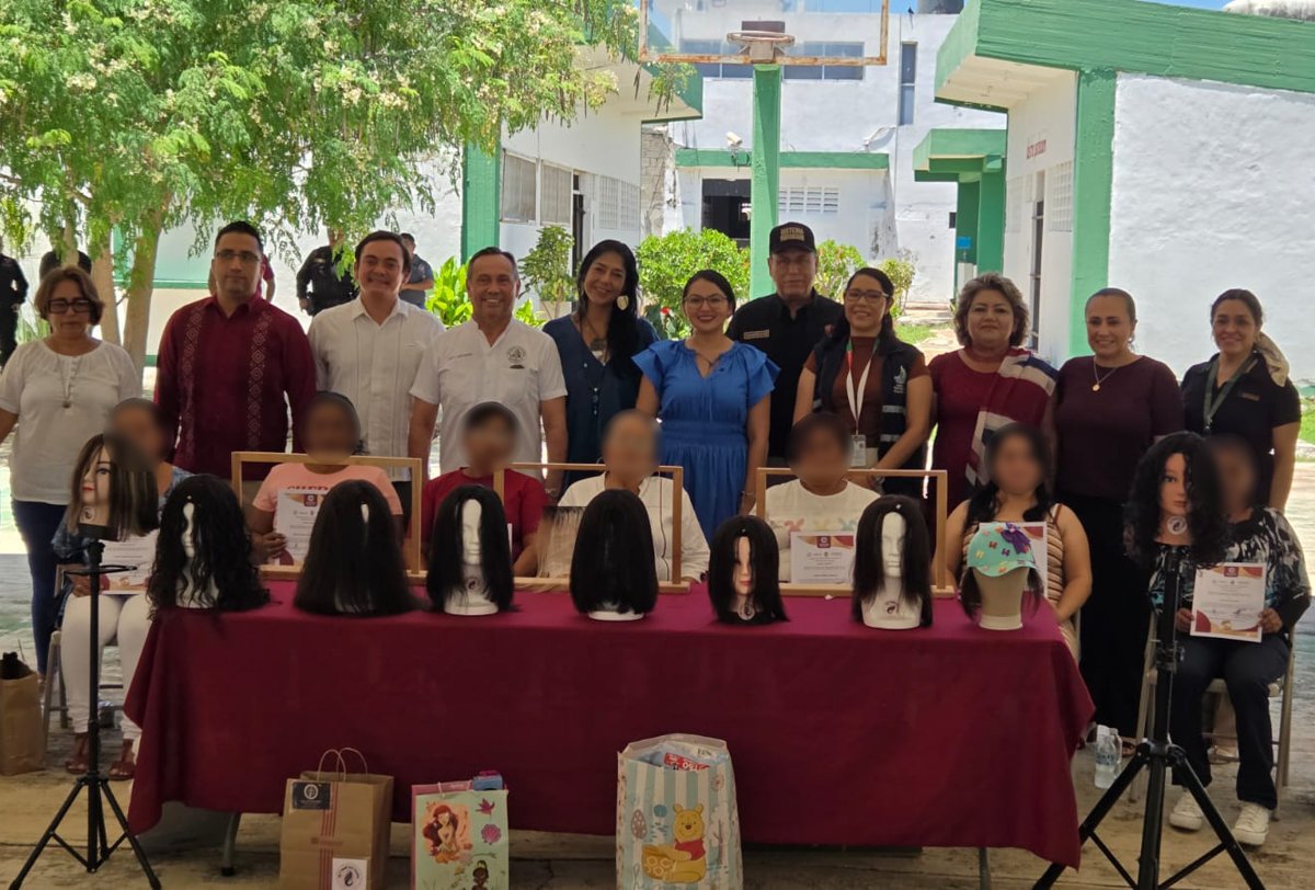 “MANOS QUE ABRAZAN”: MUJERES DEL CERESO KOBÉN ENTREGAN PELUCAS ONCOLÓGICAS CON SENTIDO DE SOLIDARIDAD