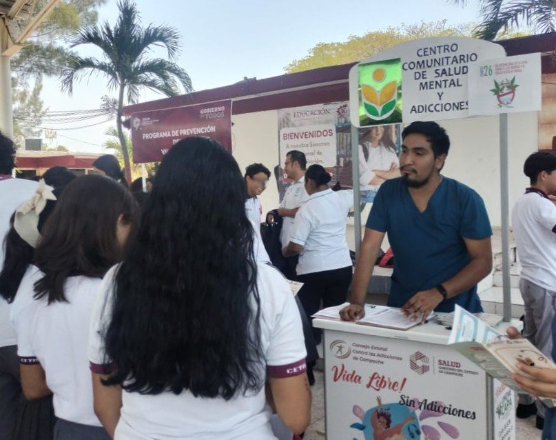 FORTALECEN PREVENCIÓN DE ADICCIONES EN ESCUELAS Y CENTROS LABORALES DE CARMEN