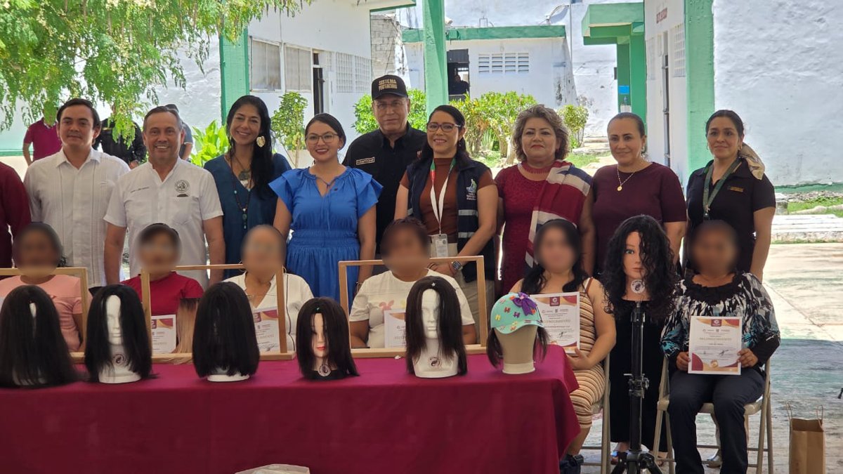 “MANOS QUE ABRAZAN”: MUJERES DEL CERESO KOBÉN ENTREGAN PELUCAS ONCOLÓGICAS CON SENTIDO DE SOLIDARIDAD