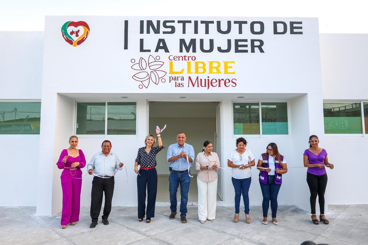 IMEC INAUGURA EL CENTRO LIBRE EN ESCÁRCEGA PARA BRINDAR ATENCIÓN GRATUITA INTEGRAL A MUJERES EN SITUACIÓN DE VIOLENCIA