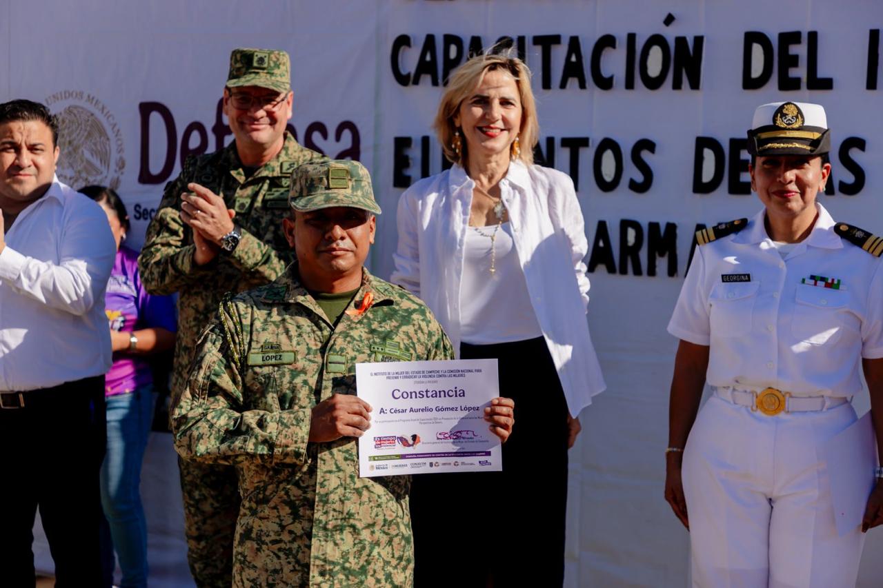 IMEC CLAUSURA UN TOTAL DE 31 ACTIVIDADES DE SENSIBILIZACIÓN Y CAPACITACIÓN EN EL 2024, DIRIGIDAS A 571 ELEMENTOS DE LA SEDENA, SECRETARÍA DE MARINA Y GUARDIA NACIONAL