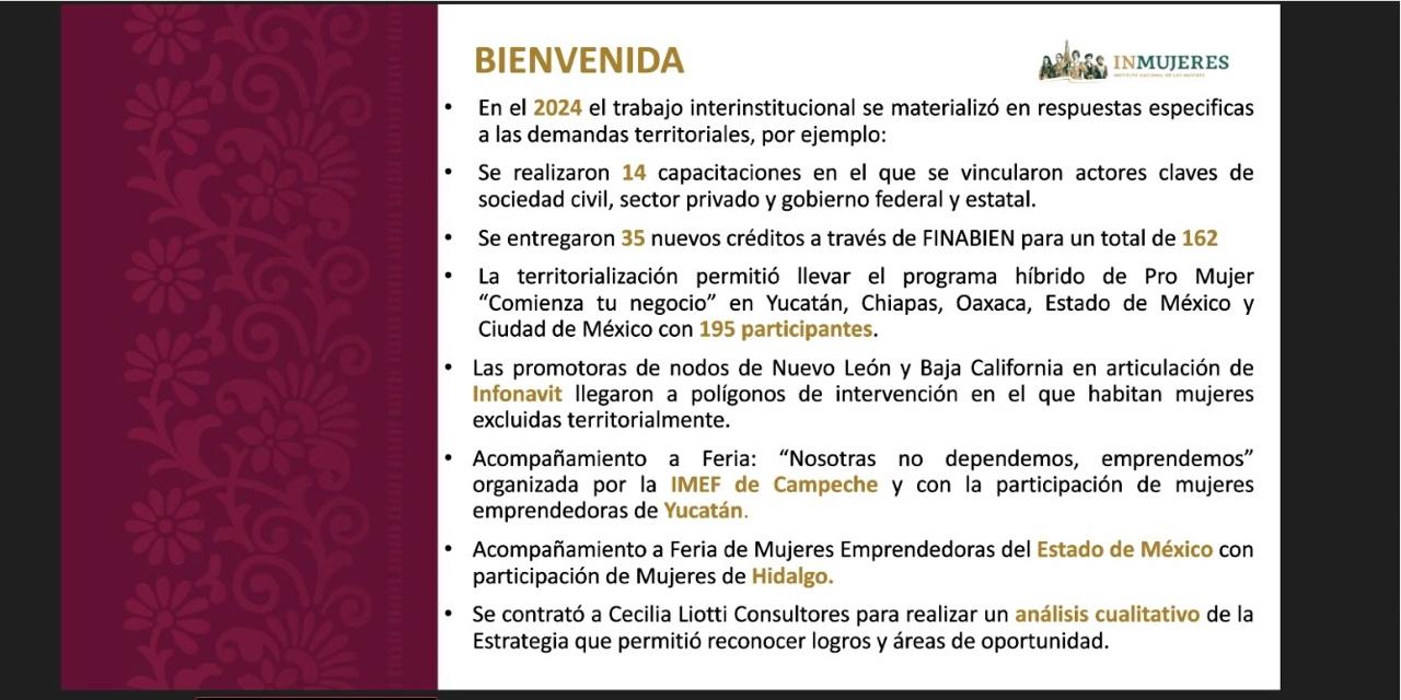 LA EXPO FERIA “NOSOTRAS NO DEPENDEMOS, EMPRENDEMOS” SE CONSOLIDA A NIVEL NACIONAL POR INMUJERES