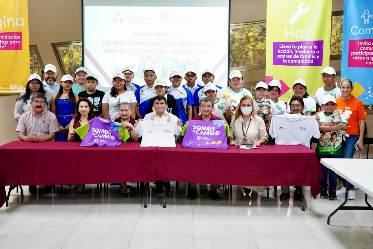 VIAJARÁN ESTUDIANTES CAMPECHANOS A EVENTO NACIONAL DE SOMOS EL CAMBIO