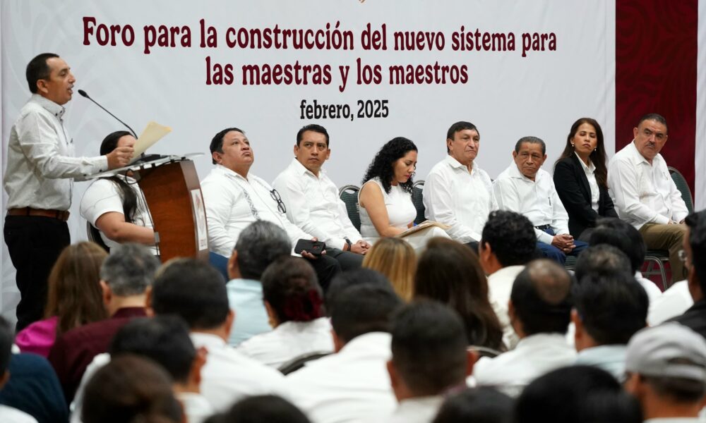 REALIZA SEDUC FORO ESTATAL PARA LA CONSTRUCCIÓN DEL NUEVO SISTEMA PARA LAS MAESTRAS Y MAESTROS
