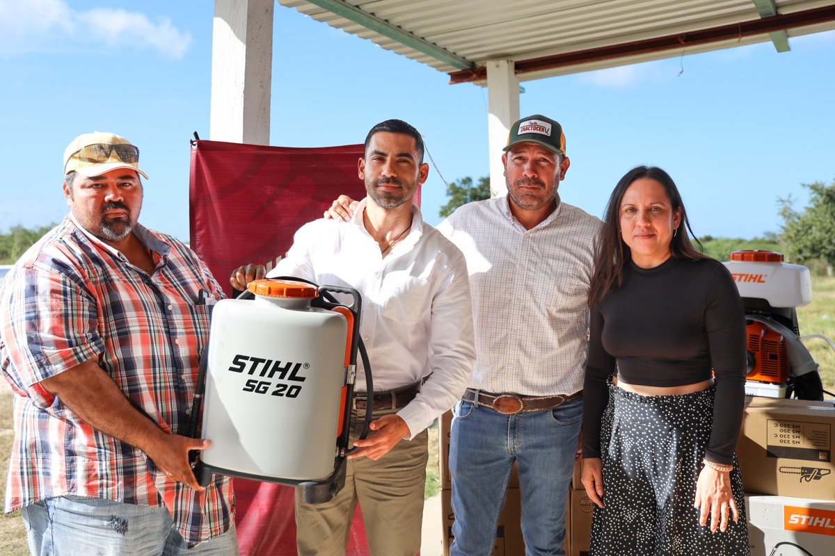BIENESTAR RESPALDA AL SECTOR GANADERO CON ENTREGA DE EQUIPO EN CAMPECHE