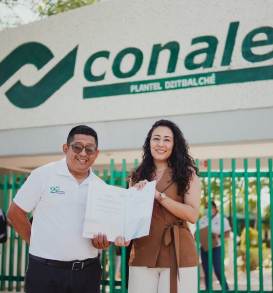 ENTREGA DE CERTIFICACIÓN ISO 9001 AL CONALEP PLANTEL DZTIBALCHÉ