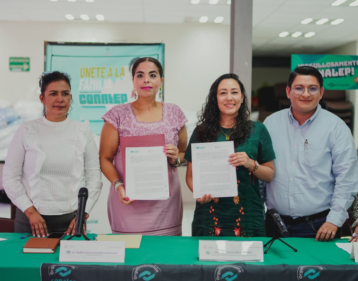 CONALEP PLANTEL CIUDAD DEL CARMEN: FIRMA DE CONVENIOS ESTRATÉGICOS EN EL MARCO DE LA PRIMERA JUNTA DE VINCULACIÓN 2026