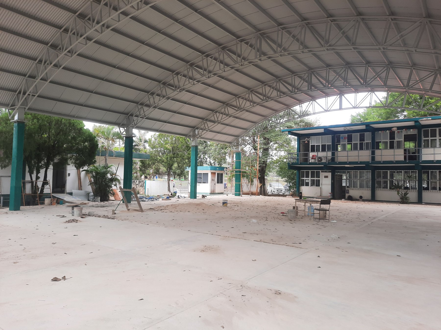 OBRAS EN EL PLANTEL GUILLERMO GONZALEZ GALERA CONALEP