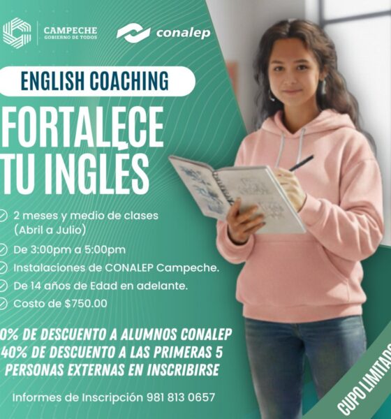 FORTALECE TU INGLÉS: CONALEP CAMPECHE BRINDA ENGLISH COACHING