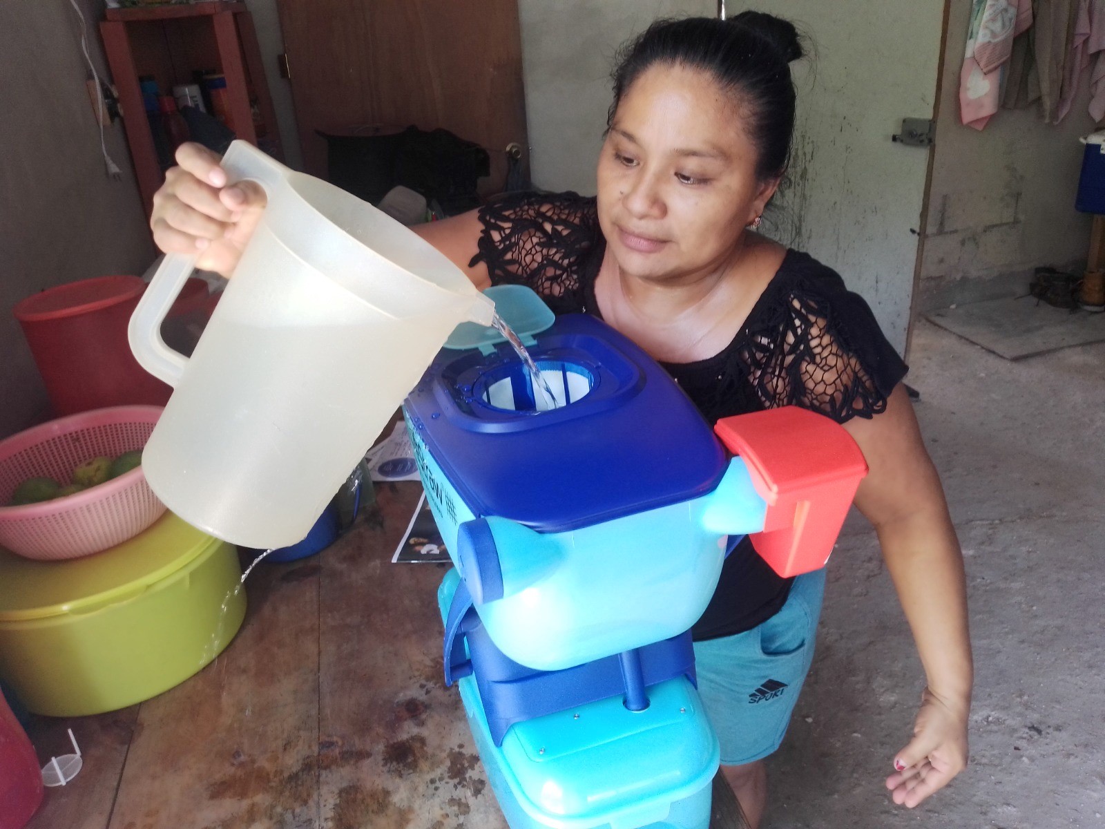 REALIZAMOS LA PRIMERA ENTREGA DE FILTROS PURFICADORES DE AGUA EN CALAKMUL