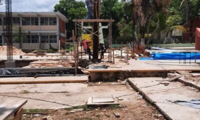 SIGUEN ACCIONES EN CONSTRUCCIÓN DE CANCHA TECHADA