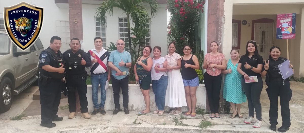 CONFORMAN RED VECINAL Y FORTALECEN ACCIONES DE PREVENCIÓN CIUDADANA