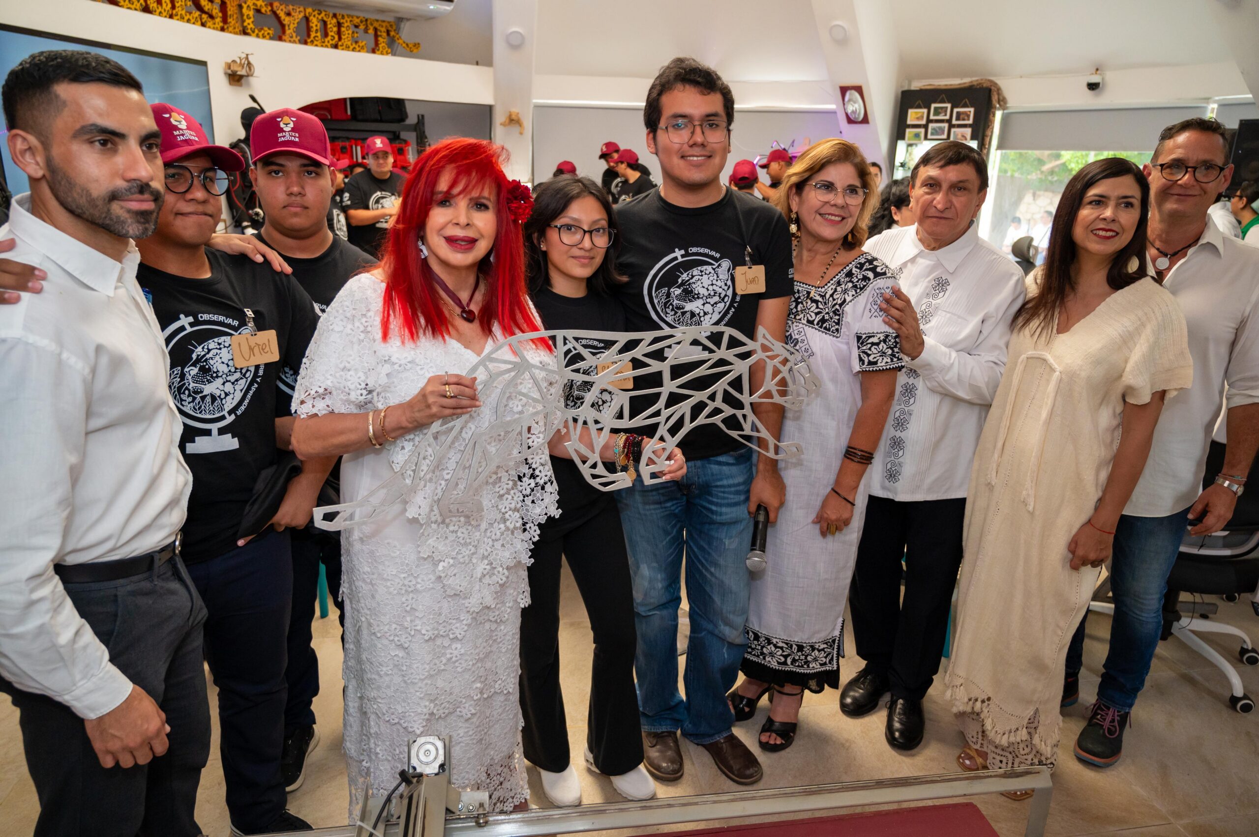 VISITÓ LA GOBERNADORA, LAYDA SANSORES SAN ROMÁN, EL AULA DE EXCELENCIA DEL COESICYDET EN EL PARQUE MOCH COHUÓ