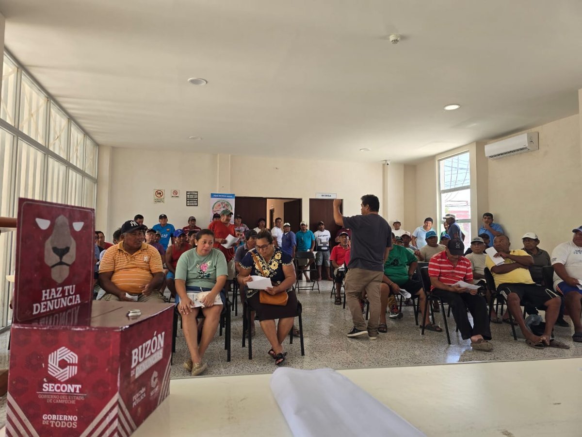 FOMENTA SECONT LA PARTICIPACIÓN CIUDADANA DURANTE PLÁTICAS DEL REGISTRO ESTATAL DE PESCA Y ACUACULTURA