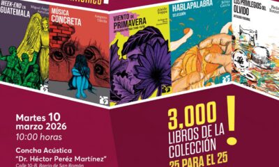 RECIBE CAMPECHE 3,000 LIBROS GRATUITOS DE LA INICIATIVA PRESIDENCIAL "PARA QUE LAS JUVENTUDES LEAN: 25 PARA EL 25"