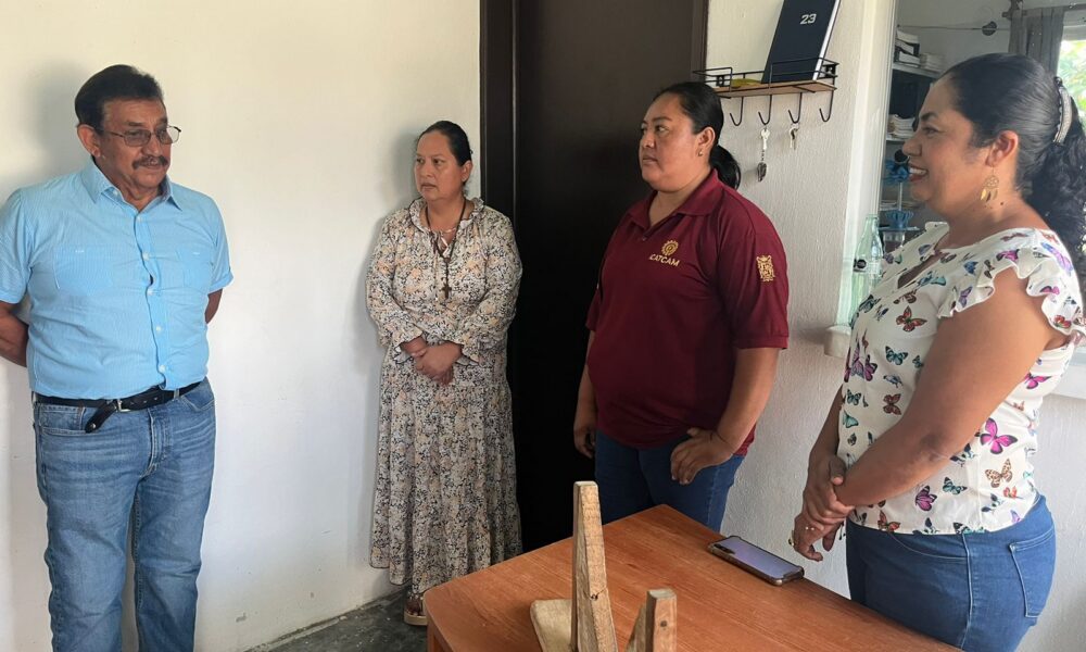 ICAT 03 PLANTEL ESCÁRCEGA Y JUNTA DE MAMANTEL SE UNEN EN BENEFICIO DE LA POBLACIÓN, PROXIMA APERTURA DEL CURSO DE DIFERENTES PUNTADAS PARA URDIDO DE HAMACA