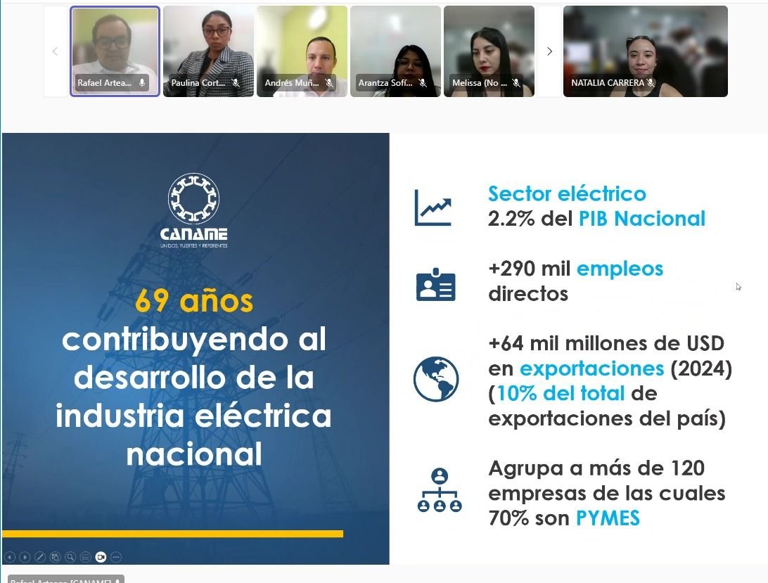 REUNIÓN ENTRE LA AGENCIA DE ENERGÍA Y LA CANAME
