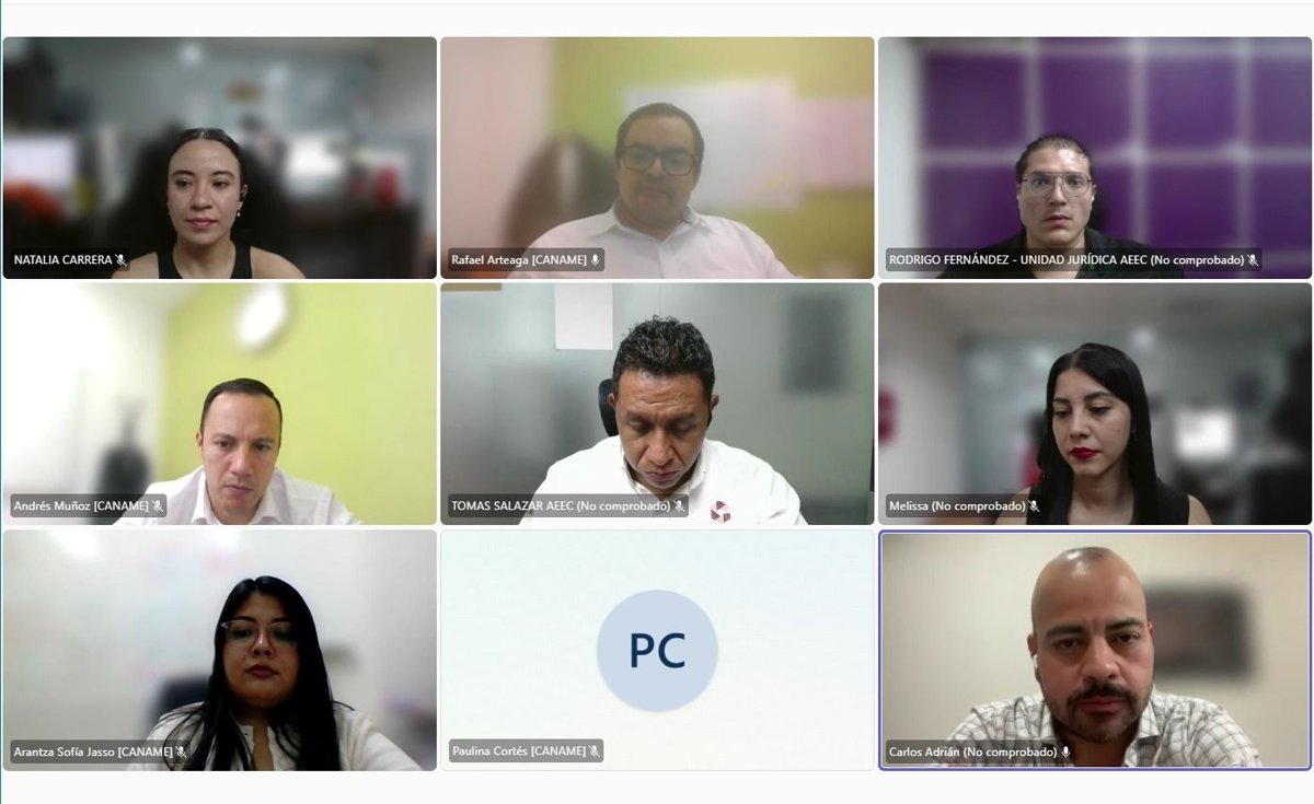 REUNIÓN ENTRE LA AGENCIA DE ENERGÍA Y LA CANAME