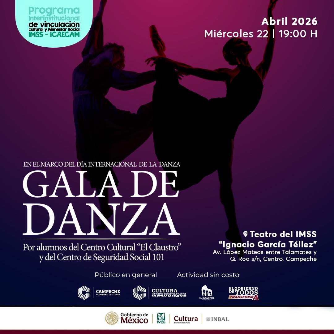 *CAMPECHE CELEBRA EL DÍA INTERNACIONAL DE LA DANZA CON UNA NOCHE DE ARTE EN MOVIMIENTO*