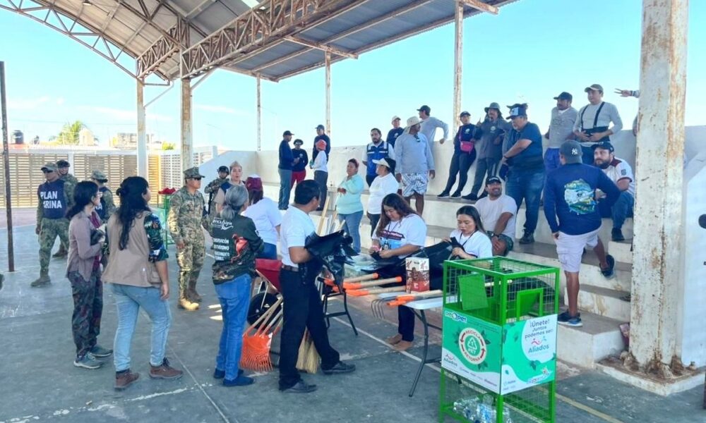 *APICAM ORGANIZA JORNADA DE LIMPIEZA EN ISLA ARENA; SE RECOLECTAN 3.5 TONS DE BASURA Y 125 KG DE PET*