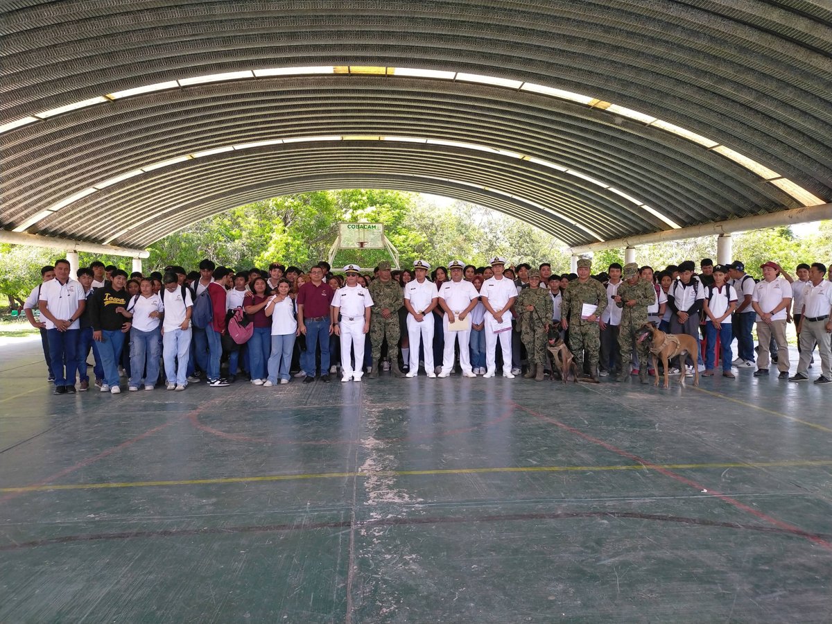 VISITA SECRETARÍA DE MARINA EL COBACAM XBACAB