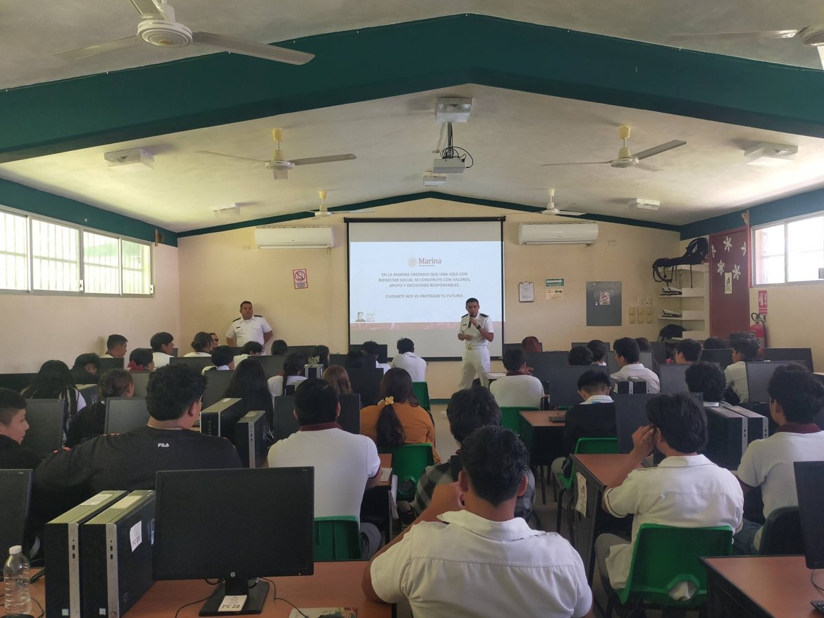 VISITA SECRETARÍA DE MARINA EL COBACAM XBACAB