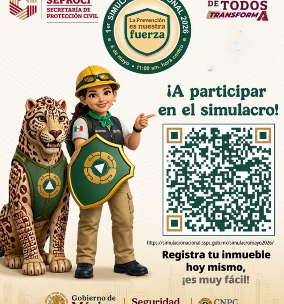 INVITACIÓN AL 1ER. SIMULACRO NACIONAL 2026