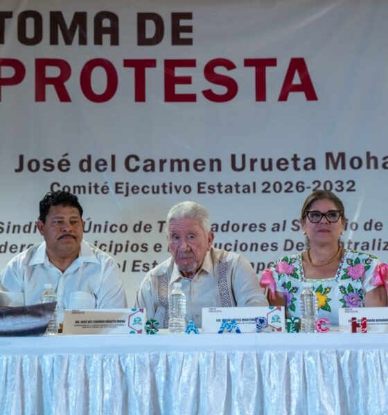 REFRENDA GOBIERNO DEL ESTADO RESPALDO AL DIÁLOGO Y LA UNIDAD EN TOMA DE PROTESTA SINDICAL