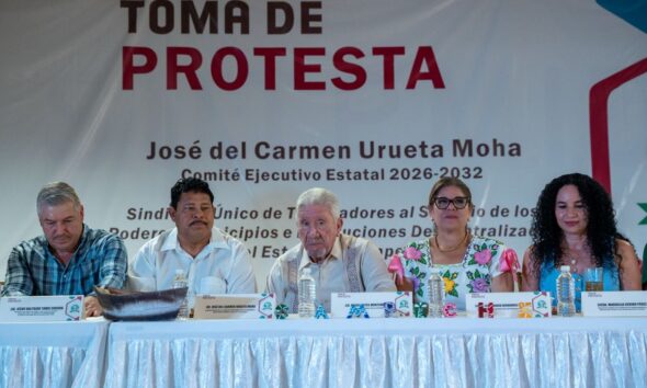 REFRENDA GOBIERNO DEL ESTADO RESPALDO AL DIÁLOGO Y LA UNIDAD EN TOMA DE PROTESTA SINDICAL