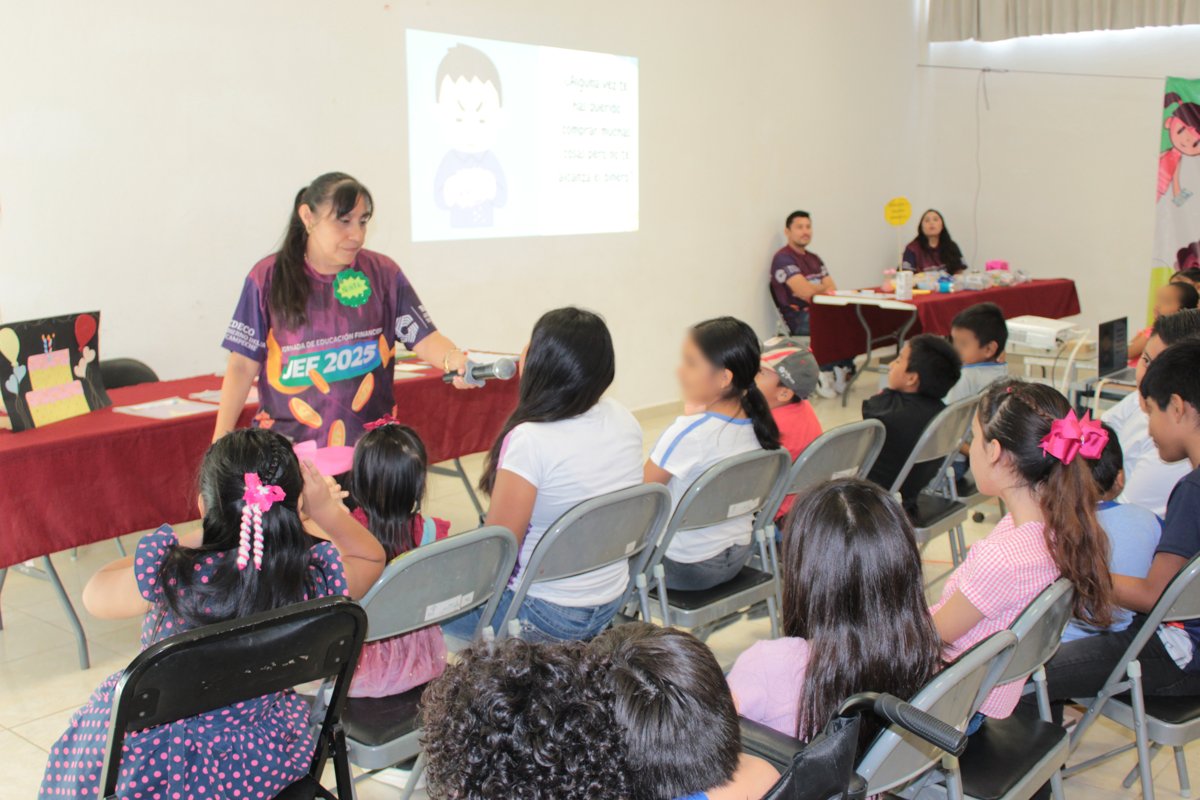 Bancampeche impulsa la educación financiera entre niñas y niños