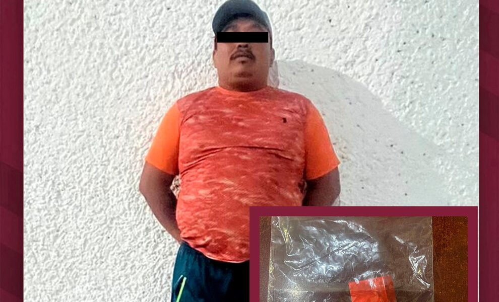 MASCULINO DETENIDO EN POLVORÍN