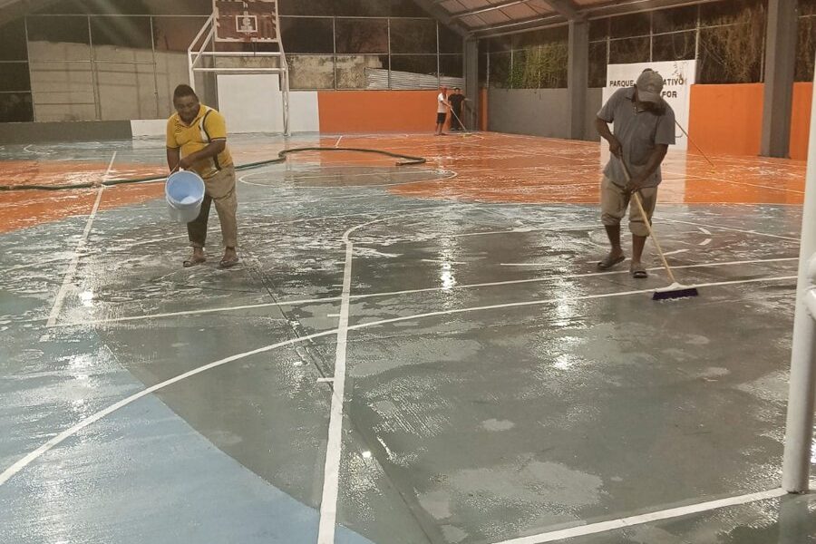 Las brigadas de Parques y Jardines de la Secretaría de Desarrollo Urbano, Movilidad y Obras Públicas