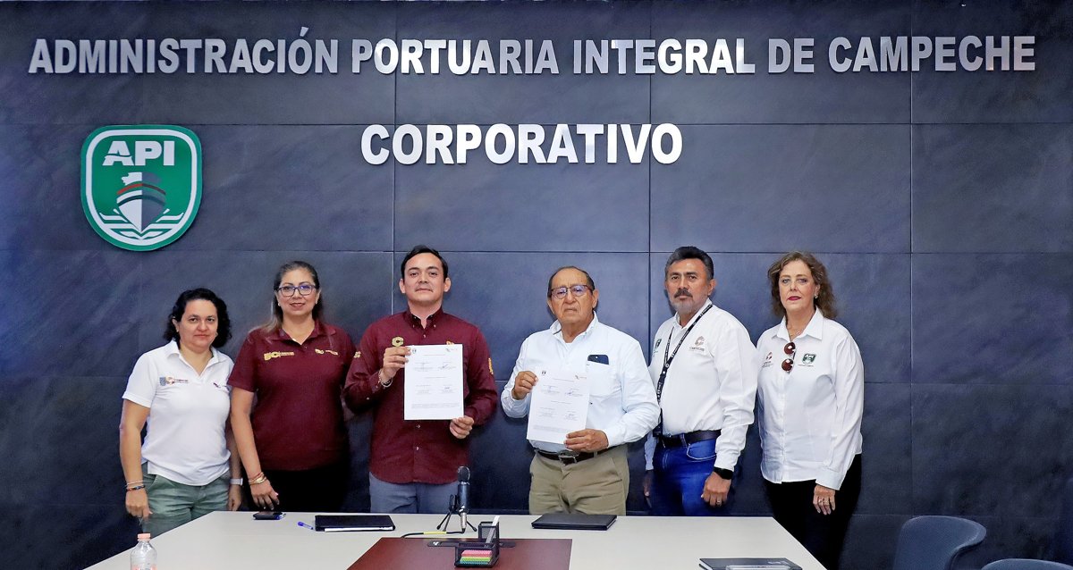 CECYTEC Y APICAM FIRMAN CONVENIO PARA FORTALECER LA FORMACIÓN TÉCNICA DE LAS Y LOS JÓVENES CAMPECHANOS