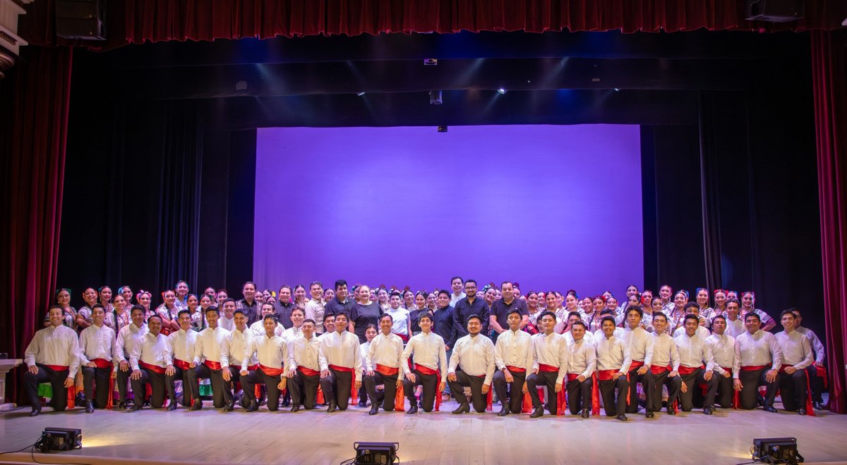EL BALLET FOLCLÓRICO "LUISA MARÍA SOSA ILLESCAS" LLEVA AL ESCENARIO "RIELES DE MÉXICO"