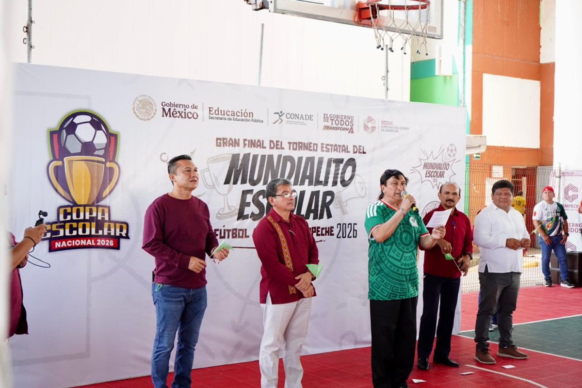 PARTICIPAN ESTUDIANTES DE NIVEL BÁSICO EN TORNEO DE FÚTBOL RUMBO A LA ETAPA NACIONAL DEL MUNDIALITO ESCOLAR 2026
