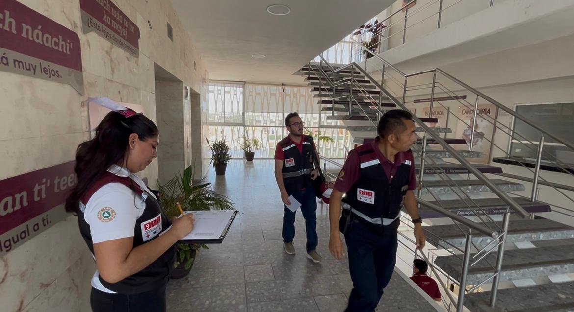 CAMPECHE FORTALECE LA CULTURA DE LA PREVENCIÓN CON AMPLIA PARTICIPACIÓN CIUDADANA EN EL PRIMER SIMULACRO NACIONAL 2026