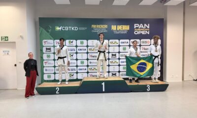PLATA PARA BRUNO ROMERO WATSON EN EL OPEN PANAMERICANO SUB-21 DE TKD EN BRASIL