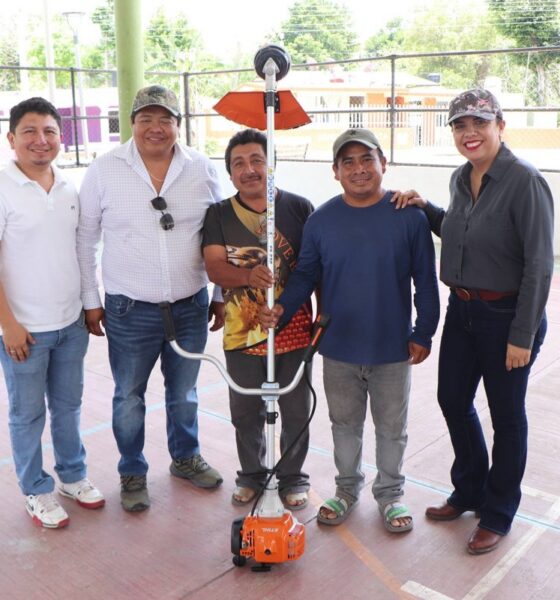 ENTREGAN EQUIPOS AGRÍCOLAS PARA FORTALECER LA PRODUCCIÓN HORTÍCOLA EN HOPELCHÉN