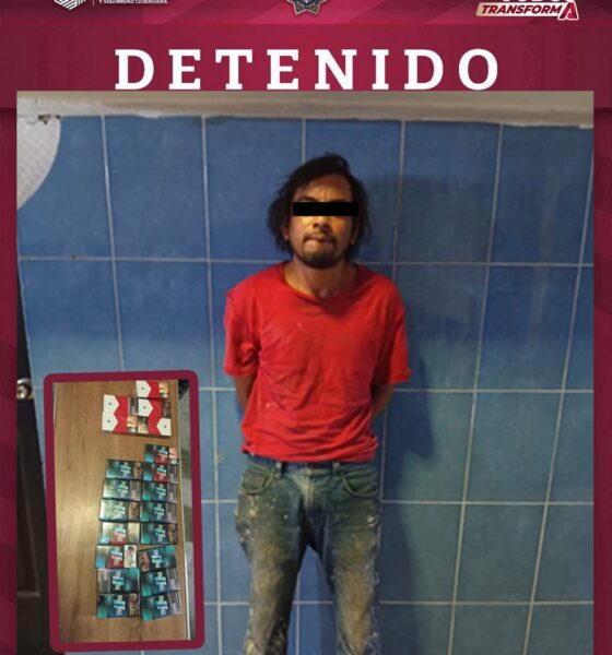 MASCULINO ASEGURADO EN CD DEL CARMEN