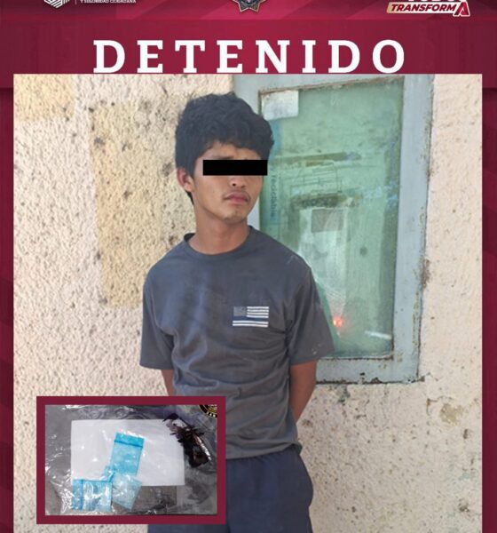 MASCULINO DETENIDO EN SAMULÁ