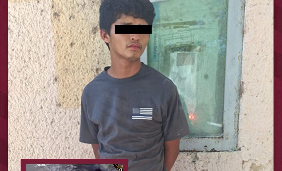 MASCULINO DETENIDO EN SAMULÁ