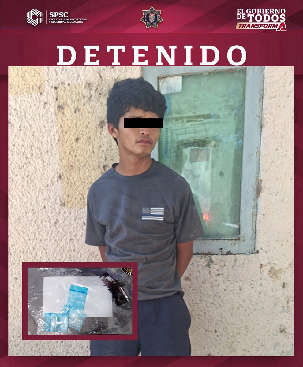 MASCULINO DETENIDO EN SAMULÁ