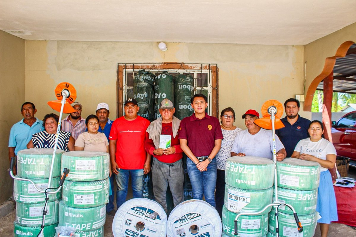 FORTALECEN LA PRODUCCIÓN AGRÍCOLA EN UAYAMÓN Y NOHAKAL CON ENTREGA DE EQUIPOS E INSUMOS