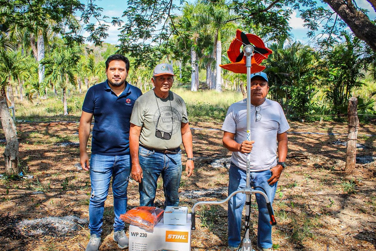 FORTALECEN LA PRODUCCIÓN AGRÍCOLA EN UAYAMÓN Y NOHAKAL CON ENTREGA DE EQUIPOS E INSUMOS