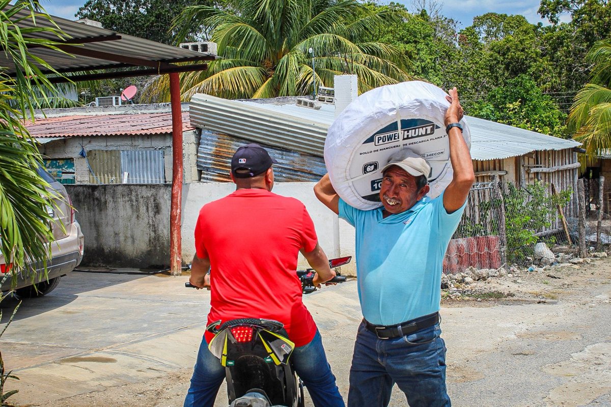 FORTALECEN LA PRODUCCIÓN AGRÍCOLA EN UAYAMÓN Y NOHAKAL CON ENTREGA DE EQUIPOS E INSUMOS