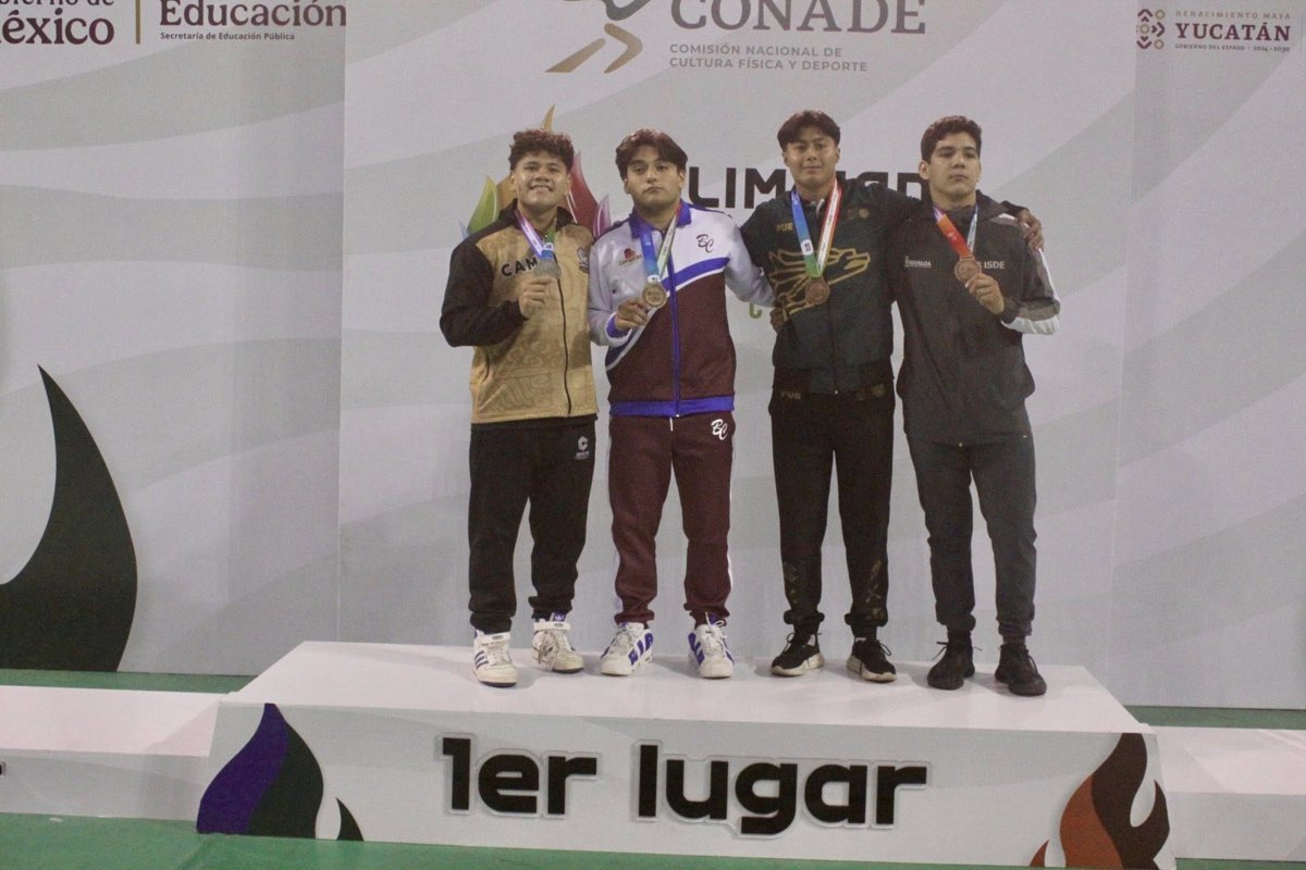 CAMPECHE CIERRA JUDO EN OLIMPIADA NACIONAL CON TRES MEDALLAS