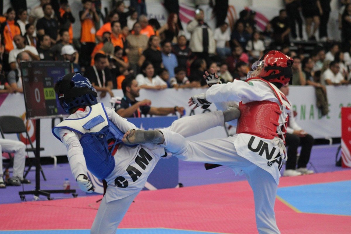 PLATA PARA CAMPECHE EN LA ON DE TAEKWONDO, EN TLAXCALA