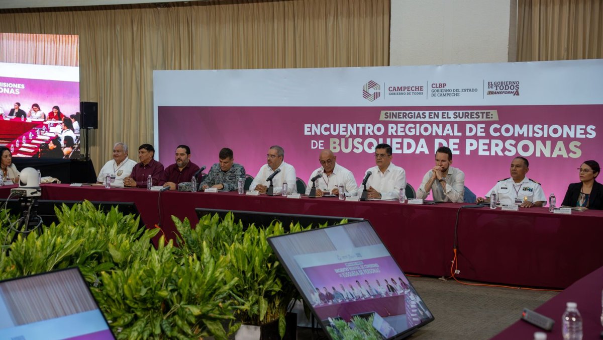 CAMPECHE FORTALECE LIDERAZGO REGIONAL EN MATERIA DE BÚSQUEDA DE PERSONAS DESAPARECIDAS